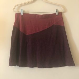 Prana Wool Color Blocked Skirt Size M